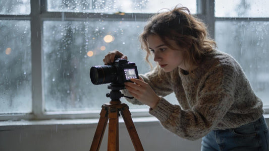 Soundtherapie: Regen auf Blättern als ASMR über die Kamera hören