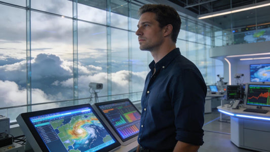 Die Unwetter-Station: Extreme Wetterlagen sicher von drinnen über den Bildschirm beobachten