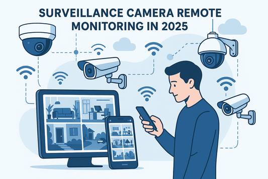 Vergleich von Überwachungskameragehäusen: ein wettergeschädigtes Plastikgehäuse links und ein langlebiges Aluminiumlegierungsgehäuse rechts