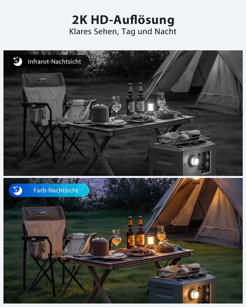 Xega 24/7 AOV 4G LTE Überwachungskamera Aussen Solar & Akku mit SIM Karte.