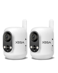 Xega 4G LTE-Innenüberwachungskamera mit SIM-Karte, kabellos, für Babys, Haustiere und Senioren, 6000 mAh Akku, PIR-Erkennung