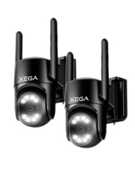 Xega 4G LTE Überwachungskamera 2K Outdoor Auto Tracking und AI Human Detection