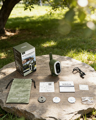 Xega 4G LTE Überwachungskamera Magnetische mit SIM Karte 2K HD kabellose Ohne WLAN Kamera Tragbare Außen 6000mAh Batterie.