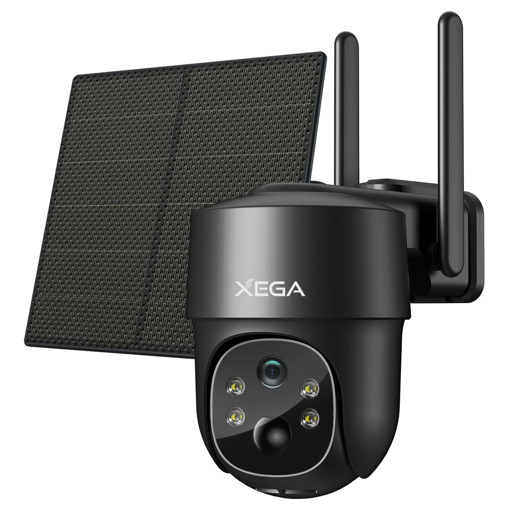 Xega 3G/4G LTE Überwachungskamera mit SIM Karte, 2K 3MP PTZ 355