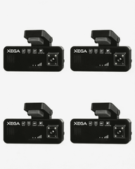 XEGA 2K 4G LTE Dashcam Auto Vorne Hinten mit SIM Karte, Dashcam mit Parküberwachung, App-Zugriff, 2-Wege Talk, Bewegungserkennung, Nachtsicht, GPS, Privater Modus.