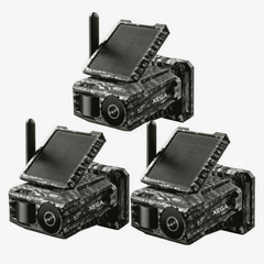 Xega 4G Cellular Trail Camera with SIM Card & Dual Solar Panel No-Glow Night Vision Hunting Camera
